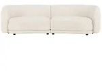 Livetastic 2-Sitzer-Sofa, Wei&szlig;, Textil, Metall, 268x80x91 cm, Wohnzimmer,...