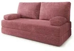 Masseno Bettsofa, Rosa, Textil, 3-Sitzer, 170x86x80 cm, Wohnzimmer, Sofas & Couches,