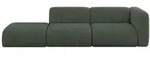 Altdecor Sofa, Gr&uuml;n, Kunststoff, 3-Sitzer, L-Form, 296x70x89 cm, Wohnzimmer, Sofas &