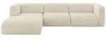 Altdecor Ecksofa, Creme, Kunststoff, 4-Sitzer, 318x179 cm, Wohnzimmer, Sofas &