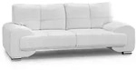 Beautysofa Sofa, Wei&szlig;, Metall, 225x88x98 cm, Wohnzimmer, Sofas & Couches,...