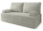Masseno Bettsofa, Hellgrau, Textil, 3-Sitzer, 170x86x80 cm, Wohnzimmer, Sofas &