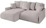Altdecor Ecksofa, Hellbraun, Kunststoff, 4-Sitzer, 216x177 cm, Wohnzimmer,...