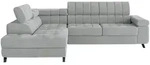 Mirjan24 Ecksofa, Graphit, Textil, 6-Sitzer, L-Form, 264x203 cm, Wohnzimmer, Sofas &