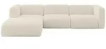 Altdecor Ecksofa, Kaschmir, Kunststoff, 4-Sitzer, 318x179 cm, Wohnzimmer, Sofas &