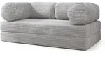 Masseno Bettsofa, Grau, Textil, 3-Sitzer, 170x68x80 cm, Wohnzimmer, Sofas & Couches,