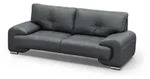 Beautysofa Sofa, Schwarz, Metall, 225x88x98 cm, Wohnzimmer, Sofas & Couches,...