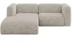 Altdecor Ecksofa, Beige, Kunststoff, 2-Sitzer, 227x179 cm, Wohnzimmer, Sofas &