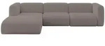 Altdecor Ecksofa, Dunkelbraun, Kunststoff, 4-Sitzer, 318x179 cm, Wohnzimmer, Sofas &
