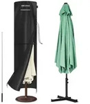 Abdeckhaube, Schwarz, Textil, 65x250x250 cm, Sonnenschutz & Sichtschutz,