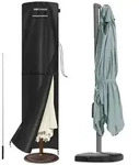 Schutzh&uuml;lle, Schwarz, Textil, 70x280x280 cm, Sonnenschutz & Sichtschutz,