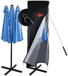 Sonnenschirmh&uuml;lle, Schwarz, Textil, 70x70x180 cm, Sonnenschutz & Sichtschutz,
