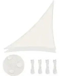 Sonnensegel, Creme, Textil, 20x35 cm, Sonnenschutz & Sichtschutz, Sonnensegel