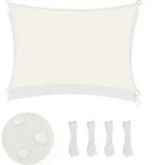 Sonnensegel, Creme, Textil, 26x34 cm, Sonnenschutz & Sichtschutz, Sonnensegel