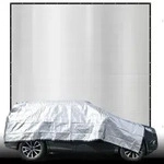 Amanka Aluminium-Schattennetz, Silber, Metall, 600x600 cm, Sonnenschutz &