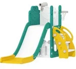 Aiyaplay Kinderrutsche, Gelb, Kunststoff, 70x86x178 cm, unisex, Outdoor Spielzeug,