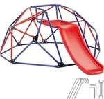 tectake Kletterger&uuml;st, Rot, Kunststoff, 185x90x243 cm, Outdoor Spielzeug,