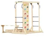 Axi House Spielhaus, Beige, Holz, 195x199x200 cm, Outdoor Spielzeug,...