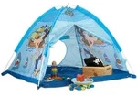Relaxdays Spielzelt, Mehrfarbig, Kunststoff, Textil, 118x90x115 cm, Outdoor