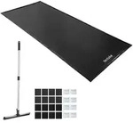 tectake Garagenbodenmatte, Schwarz, Kunststoff, 260x670 cm, Teppiche & B&ouml;den,
