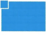 Relaxdays Bodenschutzmatte, Blau, Kunststoff, Quadratisch, 30x30 cm,...
