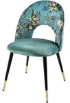 riess-ambiente Stuhl, T&uuml;rkis, Metall, Floral, 48x83x49 cm, Esszimmer, St&uuml;hle,