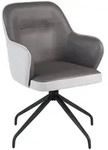 Beliani Esszimmerstuhl, Hellgrau, Textil, 61x90x61 cm, Wohnzimmer, Sessel