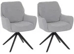 MCW Esszimmerstuhl, Hellgrau, Metall, 61x88x61 cm, Esszimmer, St&uuml;hle,