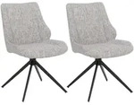MCW Esszimmerstuhl, Schwarz, Creme, Textil, 55x88x63 cm, Esszimmer, St&uuml;hle,