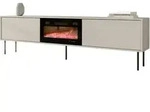 Mirjan24 Tv-Lowboard, Kaschmir, Metall, Rechteckig, 200x48x30 cm, Wohnzimmer,