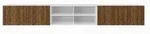 Masseno Lowboard, Wei&szlig;, Eiche, Holzwerkstoff, 300x41x40 cm, Wohnzimmer,...