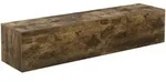 [en.casa] H&auml;ngelowboard, Walnuss, Holzwerkstoff, Rechteckig, 140x30x33 cm,