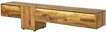 Massivmoebel24 Lowboard, Natur, Holz, Echtholz,Wildeiche, 240x55x43 cm,...