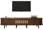 Okwish Tv-Lowboard, Braun, Holzwerkstoff, 180x40x40 cm, Wohnzimmer, Wohnw&auml;nde,