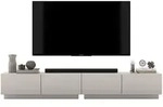 Meble Lindner Tv-Lowboard, Kaschmir, Holzwerkstoff, 4 F&auml;cher,...