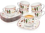 S&auml;nger Kaffeetassen, Wei&szlig;, Keramik, 46x28x46 cm, kratzfest, Essen & Trinken,