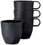 Mepal Henkelbecher, Schwarz, Kunststoff, Kaffee & Tee, Tassen, Kaffeebecher