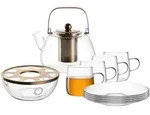 Leonardo Living Tee-Set, Transparent, Glas, Kaffee & Tee, Kannen, Teekannen