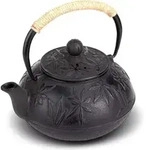 Teekanne, Schwarz, Metall, 17x17 cm, Kaffee & Tee, Kannen, Teekannen