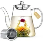 Teekanne, Transparent, Glas, 21.5x14.5 cm, Kaffee & Tee, Kannen, Teekannen