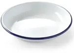 Hendi Tiefer, Wei&szlig;, Schwarz, Metall, 30x25x25 cm, Essen & Trinken, Geschirr, Teller