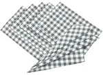 Zollner Stoffservietten,, Grau, Textil, Quadratisch, 45x45 cm, Wohntextilien,