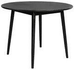 Drawer Esstisch, Schwarz, Holz, 120x75x120 cm, Esszimmer, Tische, Esstische