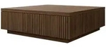 Mirjan24 Couchtisch, Nussbaum, Holzwerkstoff, Rechteckig,Rechteckig, 80x26x81 cm,
