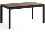 WFL Group Esstisch, Walnuss, Metall, Nachbildung, 12-Sitzer,...