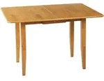 Beliani Esstisch, Hellbraun, Holz, 4-Sitzer, Rechteckig, 120x76x90 cm,...