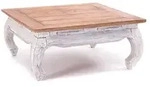 Design Delights Opiumtisch, Mehrfarbig, Holz, 80x36x80 cm, Wohnzimmer,