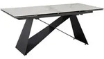 Kadima Design Esstisch, Wei&szlig;, Metall, Rechteckig,Rechteckig, Gittergestell,
