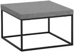 Livetastic Couchtisch, Grau, Holzwerkstoff, Betonoptik, quadratisch, eckig,...