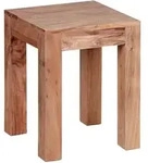 Kadima Design Couchtisch, Beige, Holz, Echtholz,Akazie, Quadratisch,Quadratisch,